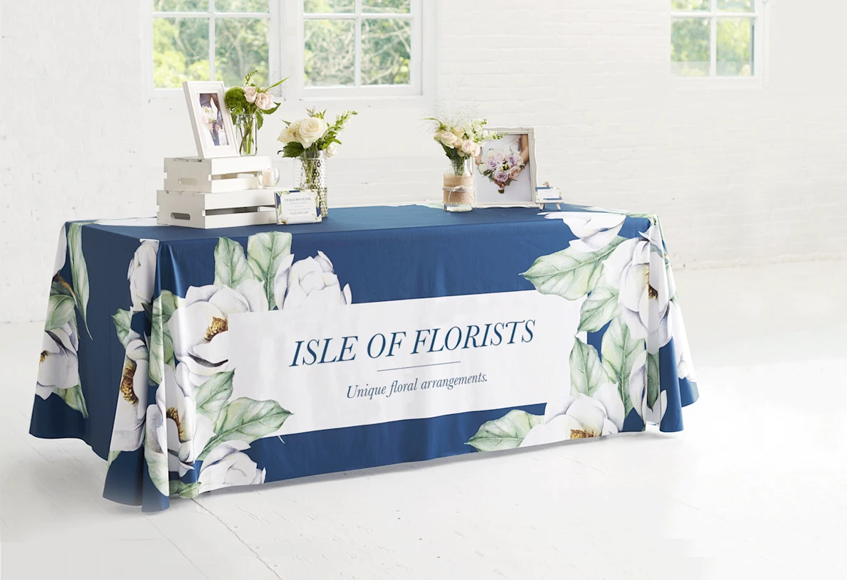 Branded Chic: Elevate Your Event with Stylish Tablecloths